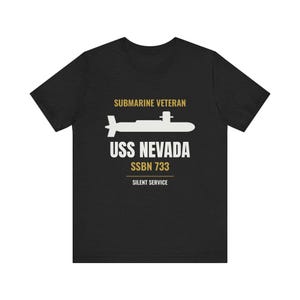 Camiseta personalizada para veteranos de submarinos con nombre del submarino y número de casco - Regalo personalizado para submarinistas imagen 2
