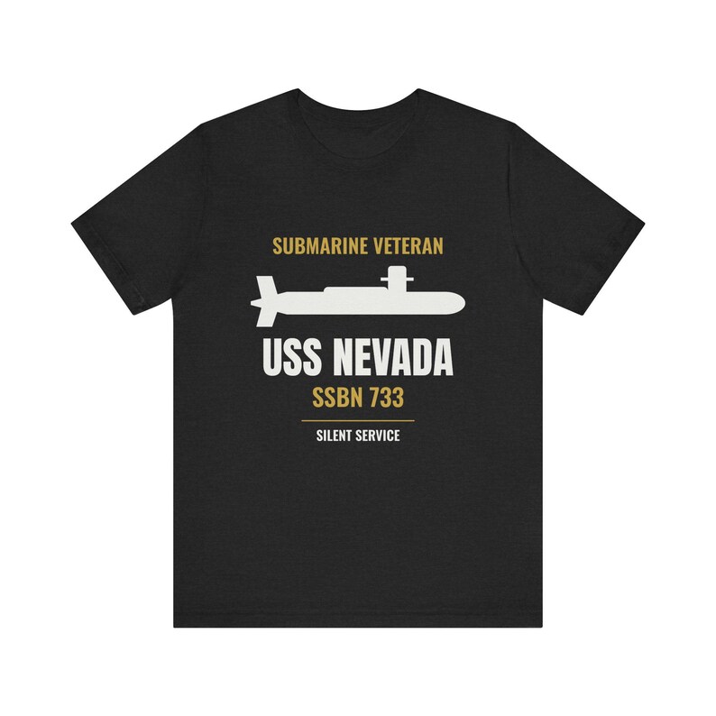 Camiseta personalizada para veteranos de submarinos con nombre del submarino y número de casco - Regalo personalizado para submarinistas imagen 2