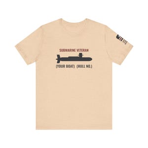 Personalized Submarine Veteran Shirt - Boat Name and Hull Number - Service Earned Benefits VAAR image 8