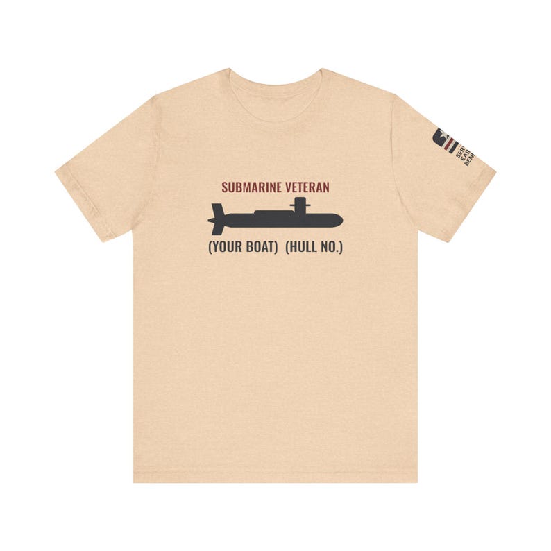 Personalized Submarine Veteran Shirt - Boat Name and Hull Number - Service Earned Benefits VAAR image 8