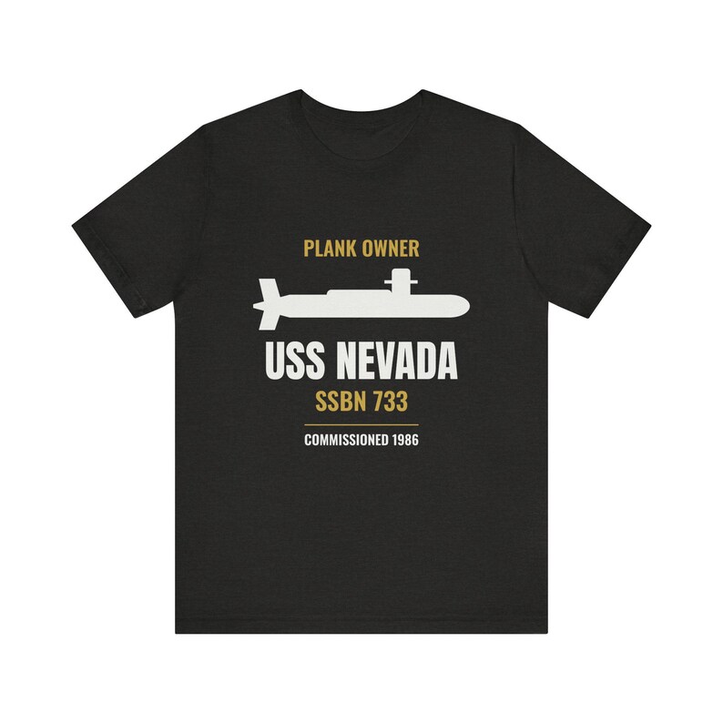 Personalized Plank Owner Submarine Shirt - Custom Boat Name Hull Number and Commissioning Year image 3