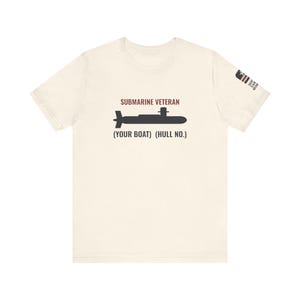 Personalized Submarine Veteran Shirt - Boat Name and Hull Number - Service Earned Benefits VAAR image 4