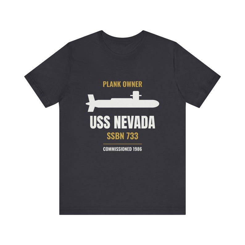Personalized Plank Owner Submarine Shirt - Custom Boat Name Hull Number and Commissioning Year image 4