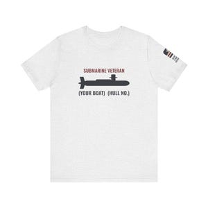 Personalized Submarine Veteran Shirt - Boat Name and Hull Number - Service Earned Benefits VAAR image 2