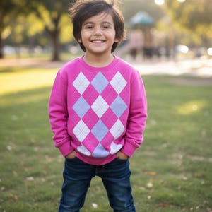 Baby Argyle Sweater - Etsy