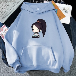 Anime Game Hoodie, Christmas Gift, Anime Cosplay, Cut Kawai, Gift for Her, Gift for Him, Gamer Girl, Unisex Sweatshirt, Students 2023