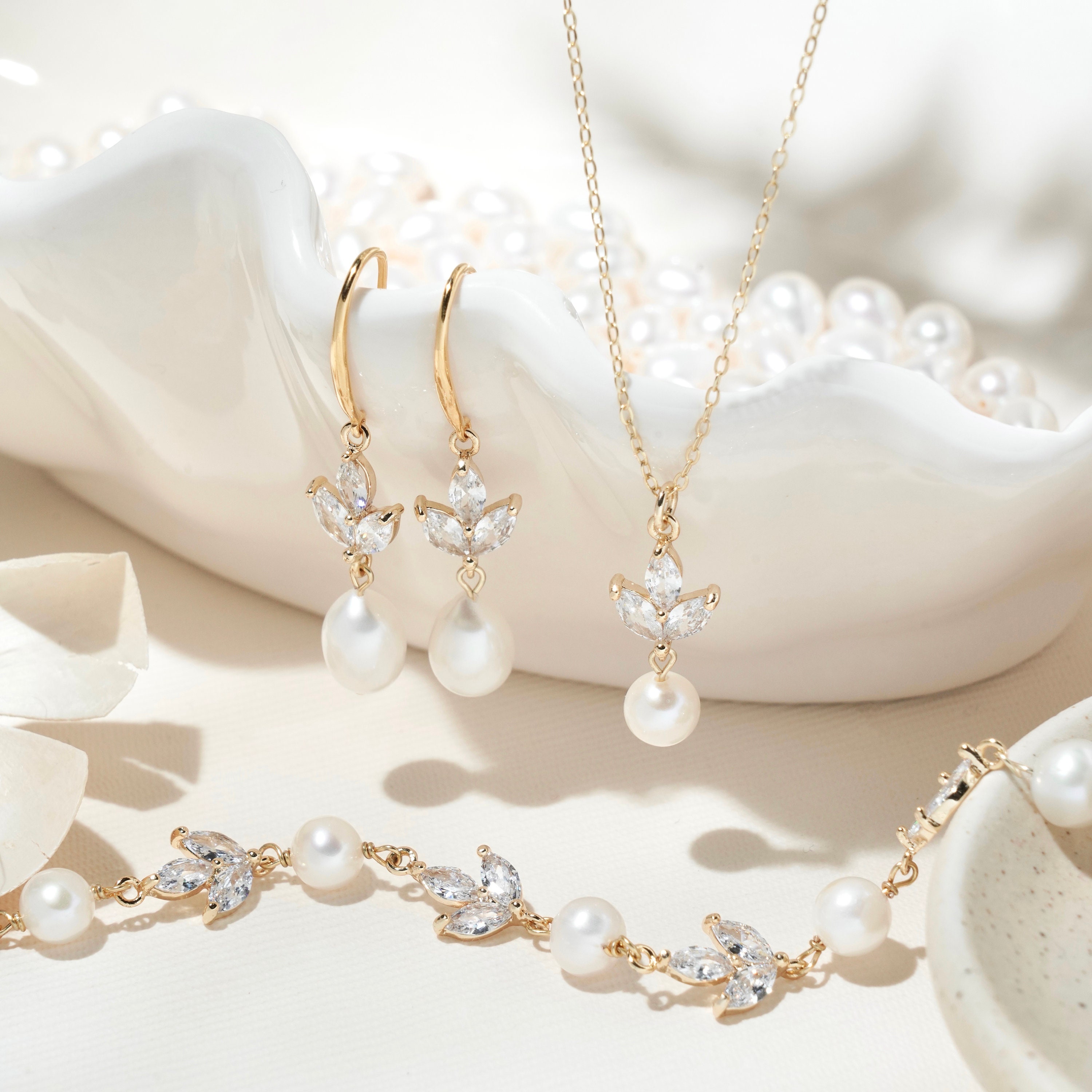 Earring Sets Jewellery Tea Tree Plaza Leaf Jewelry Set UK