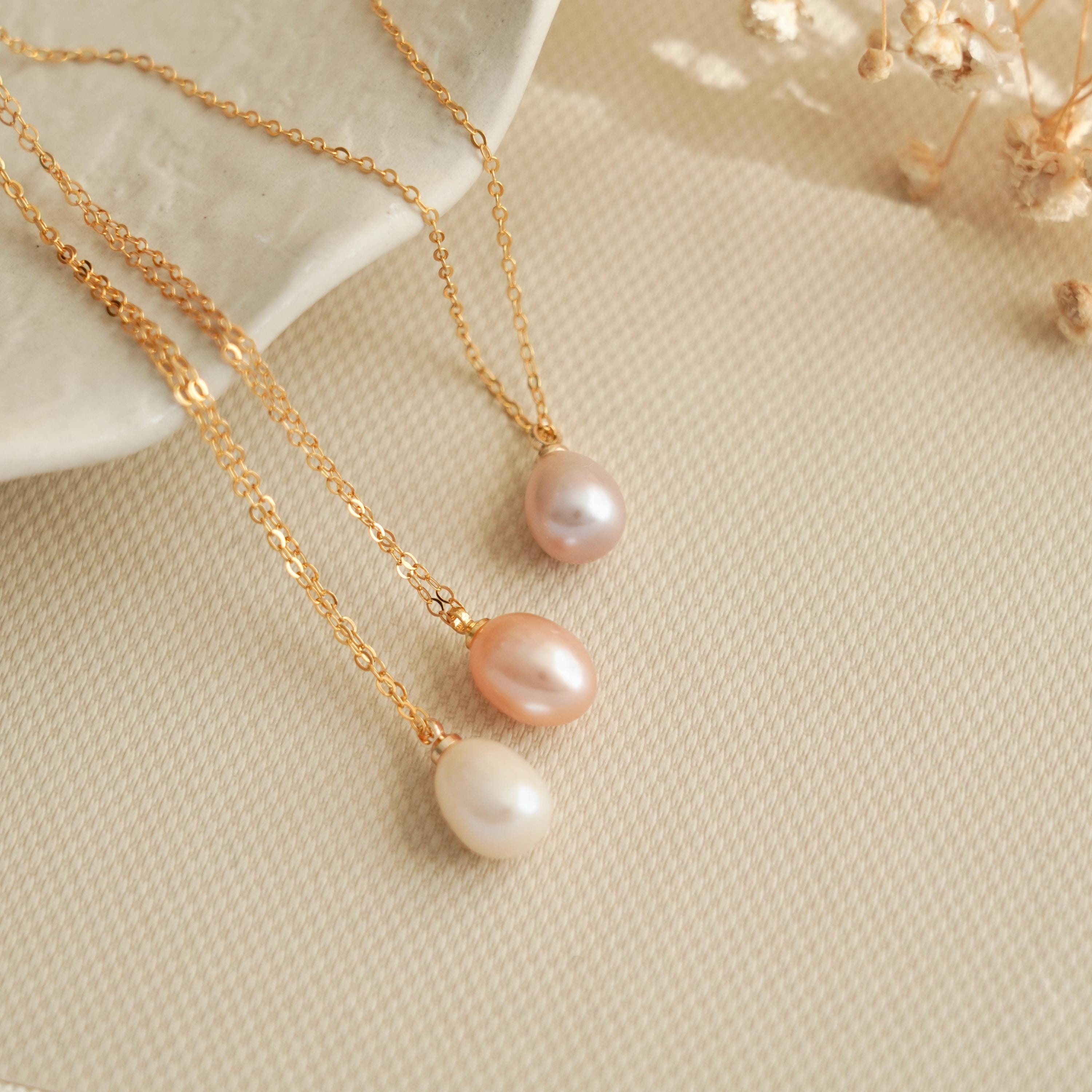 S925 Pearl Necklace - Etsy S925 Pearl Necklace - Etsy