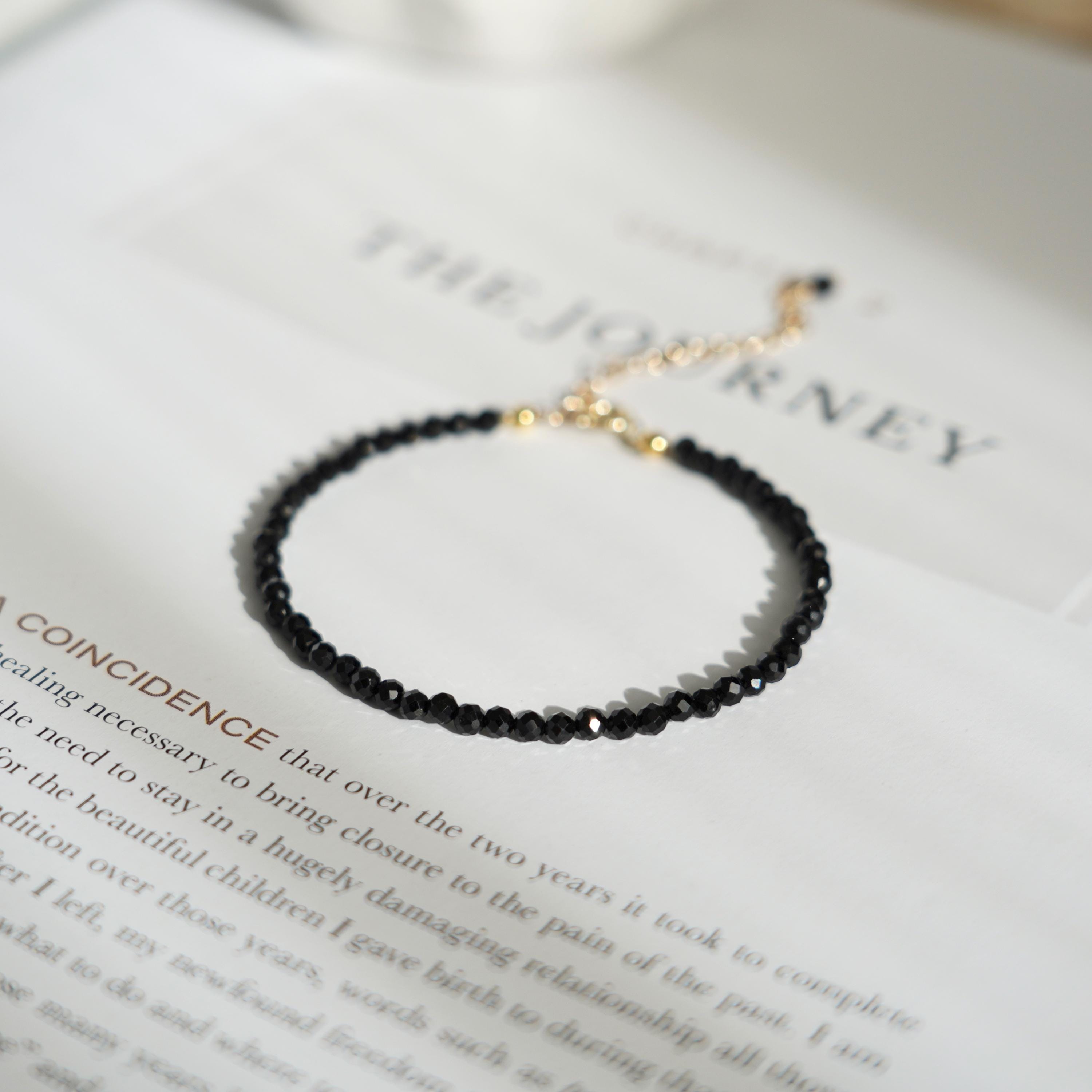 Bracciale Tennis Nero in Argento Sterling 925 - Buona Pensione