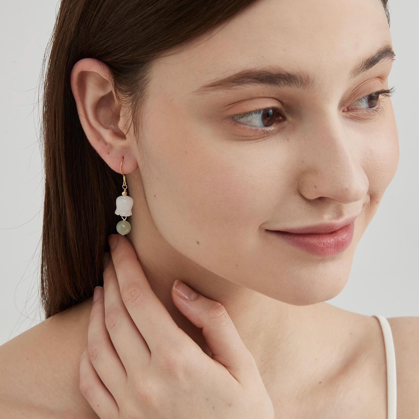 Boucles D'oreilles De Style Moderniste En Argent 925 Poli – Beaux Bijoux