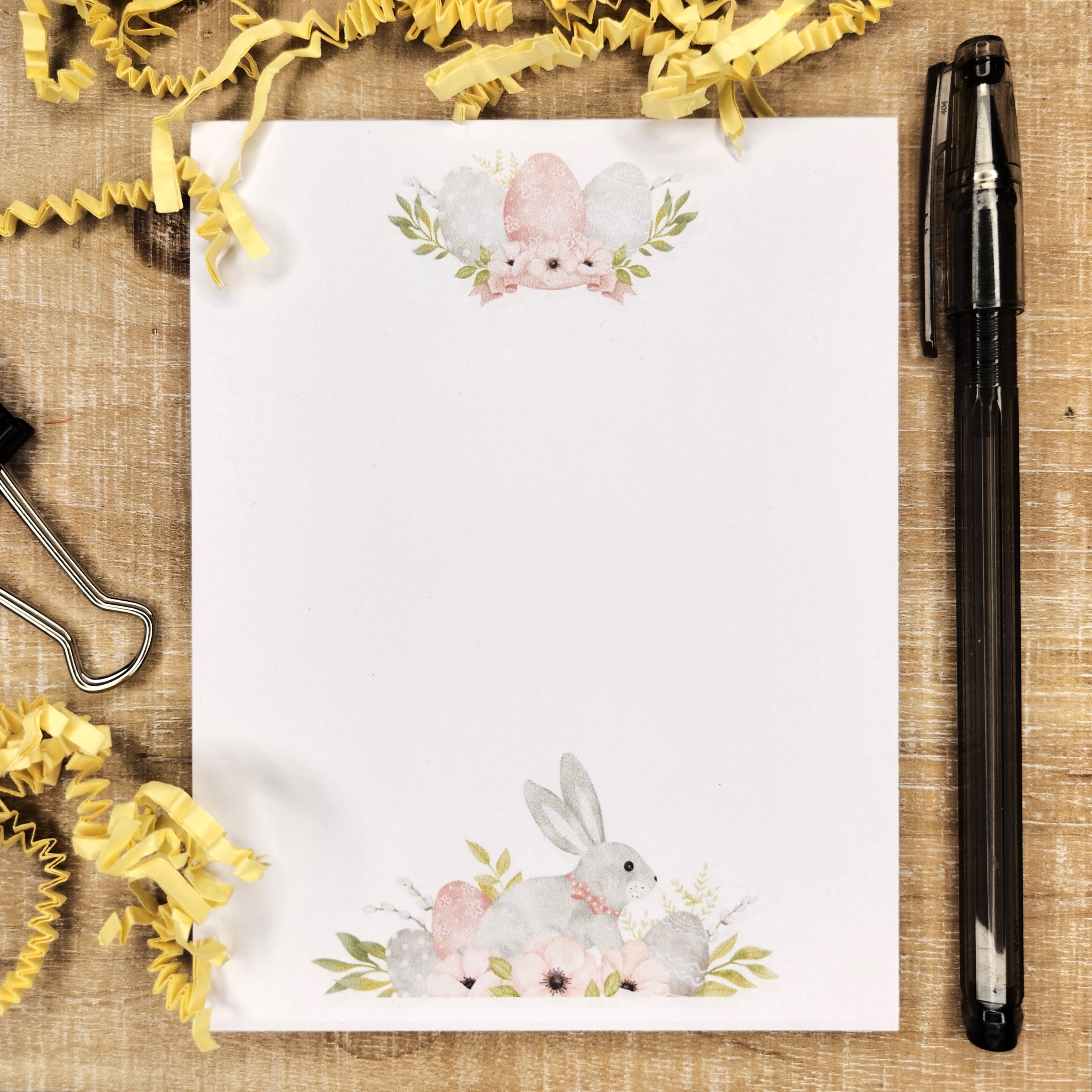 Easter Notepad Easter Notepads: 4 Different Designs| Easter Gift| Easter Basket ...