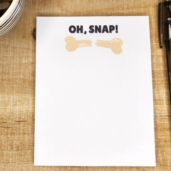 Oh, Snap: Notepad | Radiology Gift | Rad Tech Week | X-Ray Tech Humor