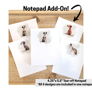 Dog Mini Desk Calendar| Watercolor Style Dog Calendar| 4"x6" Recycled Paper Calendar| Dog Lover Gifts image 4