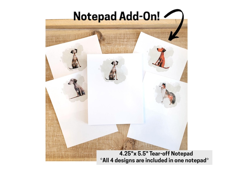 Dog Mini Desk Calendar| Watercolor Style Dog Calendar| 4"x6" Recycled Paper Calendar| Dog Lover Gifts image 4