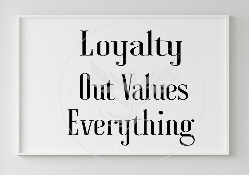 Loyalty Out Values Everything Bundle. SVG. DXF. PNG. Jpg. Cut Etsy