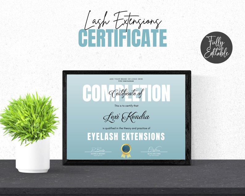 Lash Extensions Certificate Eyelash Extensions DIY Etsy Lash Extensions Certificate Eyelash Extensions DIY Etsy