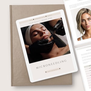 Trainingshandleiding microneedling: bewerkbare cursusgids skin Needling voor trainers en schoonheidsacademies