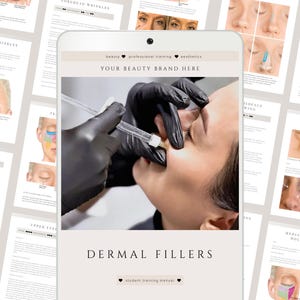 Dermal Fillers Training Manual: Complete Step-by-Step Guide (Edit in Canva)