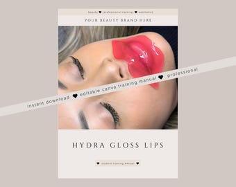 Hydra Gloss Lips Microneedling Training Manual (Digital Download)