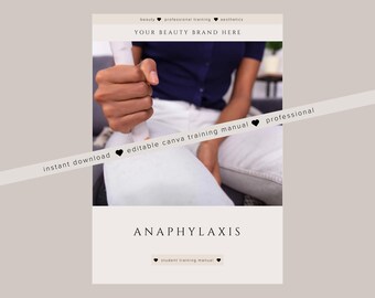 Management of Anaphylaxis Study Guide | Adrenaline Training Manual for Aesthetics Nurse Injectors