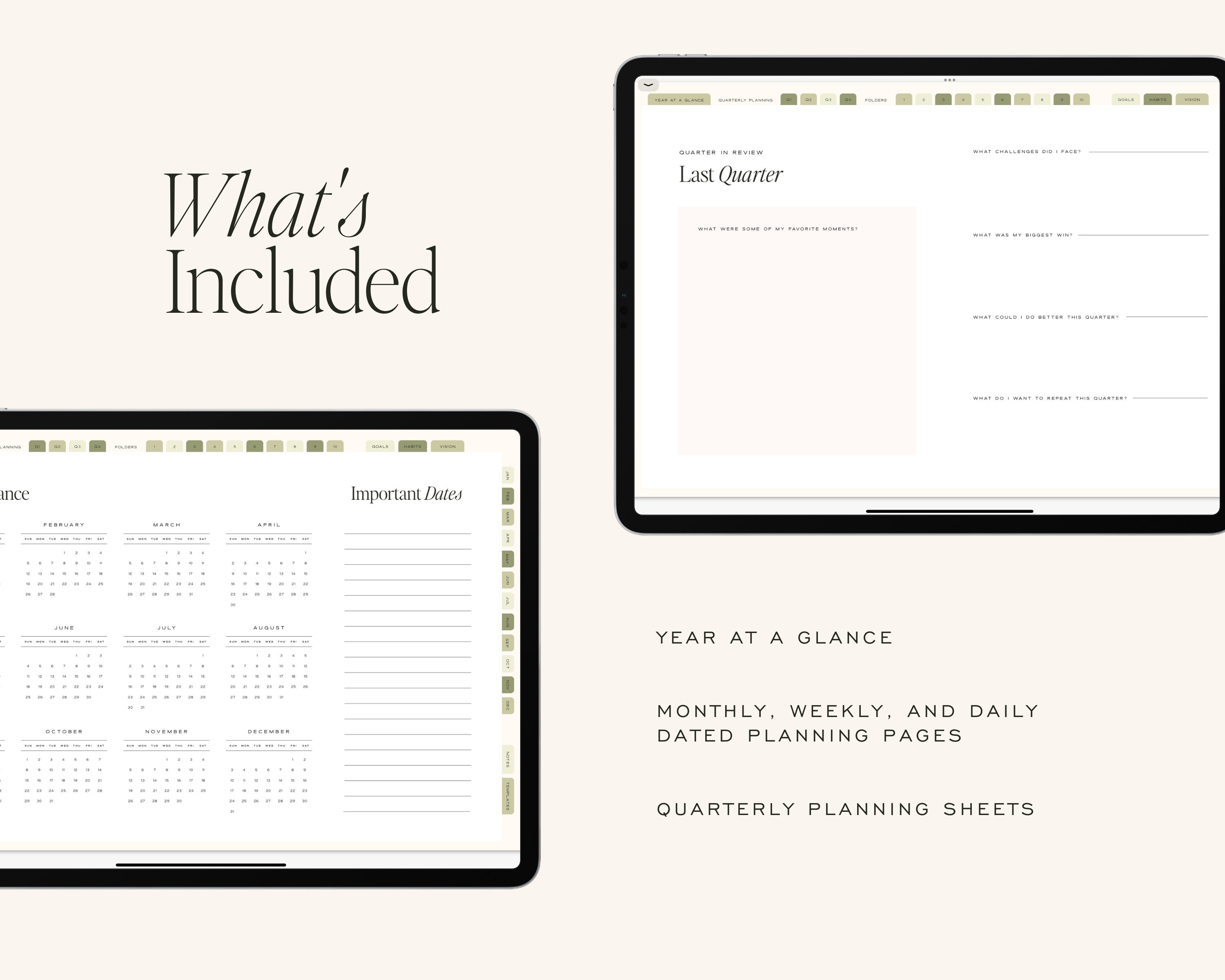Digital Planner Goodnotes 2023 Dated Digital Planner Etsy