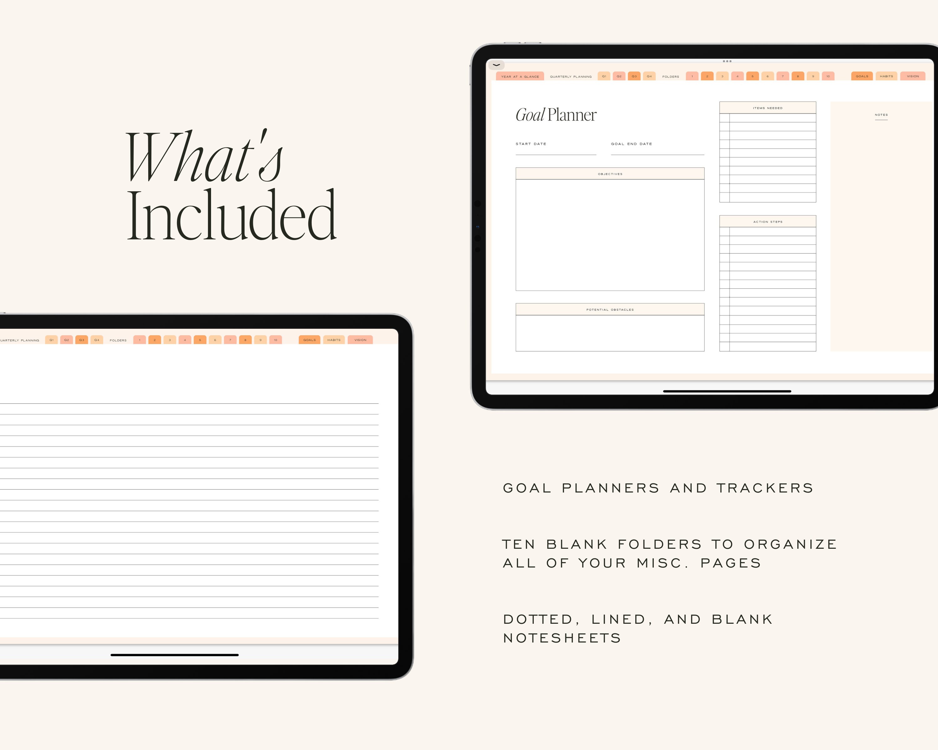 Digital Planner Goodnotes 2023 Dated Digital Planner Etsy