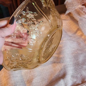 Depression glass bowl