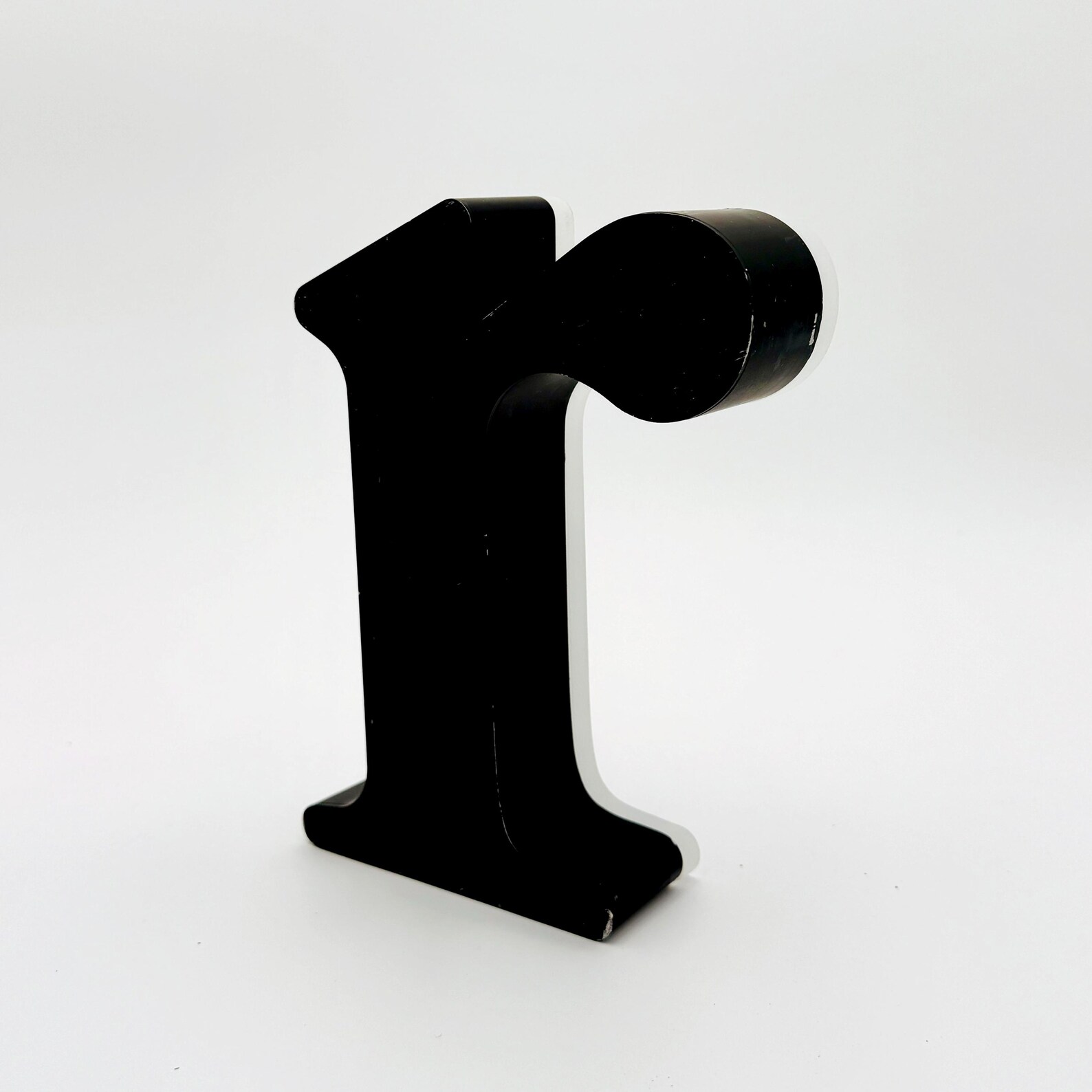 Black Letter R | Reverse Channel Letter | Reclaimed Old Sign - Etsy