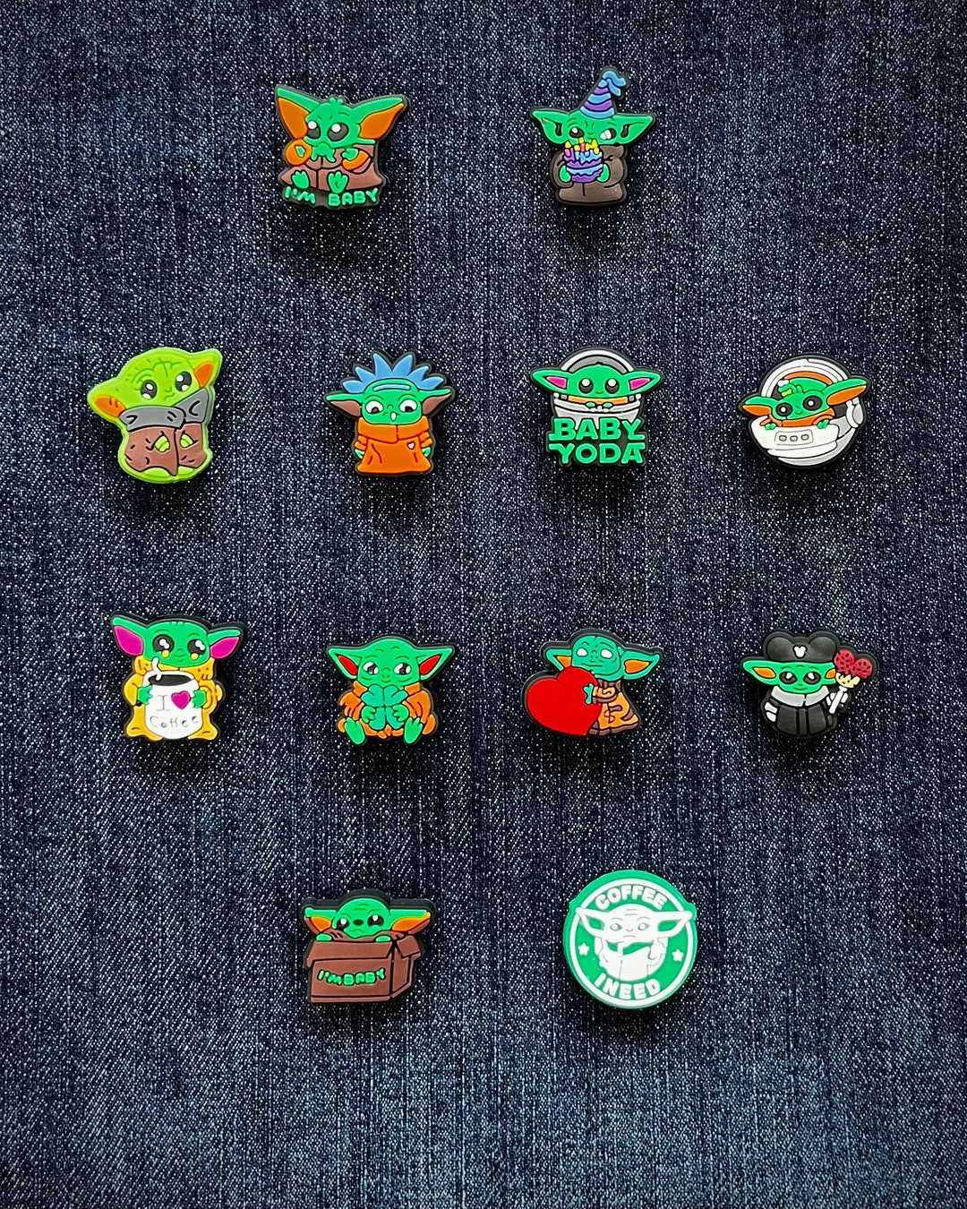 Baby Yoda Croc Charms High Quality PVC Shoe Charms Etsy