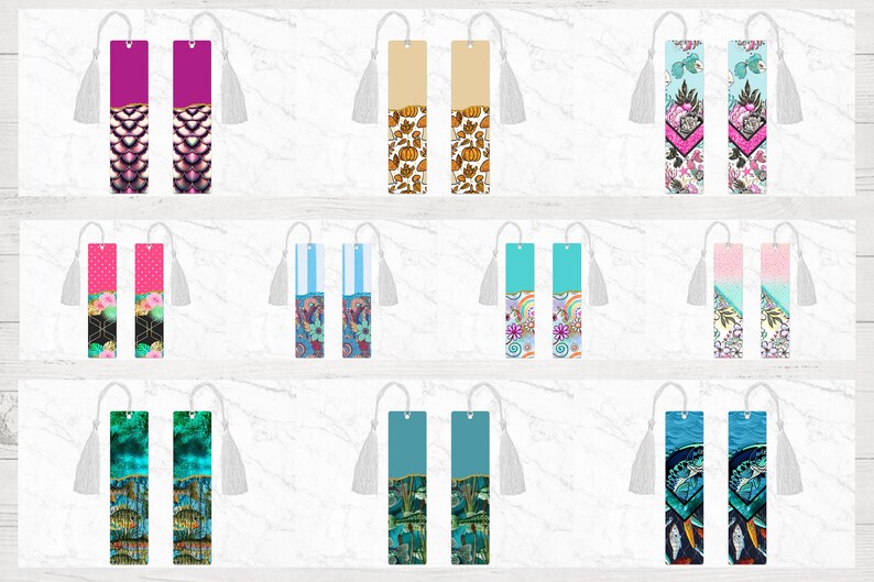 Bookmark Sublimation Design Bundle Book Mark Bundle - Etsy