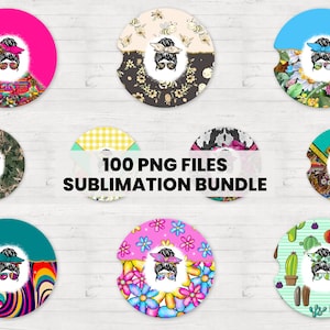 Car Coaster Sublimation Design, Car Coaster Bundle, Car Coaster Sublimation Designs, Car Coaster Designs, Round Sublimation Design,