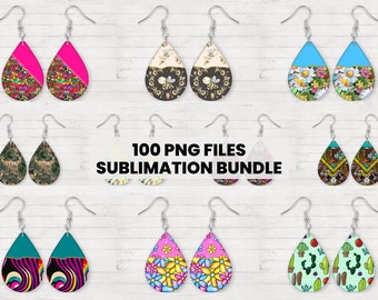 Paquete de diseño de sublimación de pendientes de lágrima, paquete de pendientes, diseños de pendientes de sublimación de lágrima, diseños de pendientes de lágrima, paquete de pendientes