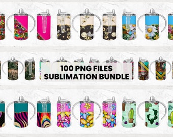 Paquete de diseño de sublimación Sippy de 12 oz, paquete Sippy de 12 oz, diseños de sublimación Sippy de 12 oz, diseños de Sippy de 12 oz