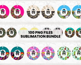Air Freshener Sublimation Design Bundle, Air Freshener Bundle, Rectangle Sublimation Air Freshener Designs, Air Freshener Designs