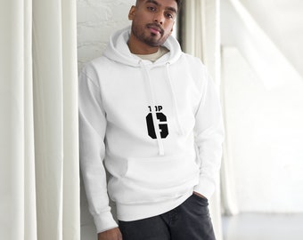 Men's Minimalist Graphic Hoodie | Urban Streetwear Pullover Sweatshirt