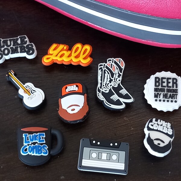 Luke Combs Country Music fan Appreciation Shoe Clog Charms Jibbitz