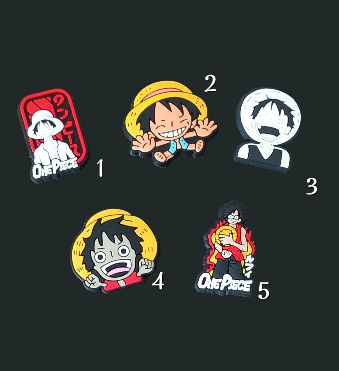 Kit Pins Monkey D. Luffy - One Piece Zonacriativa