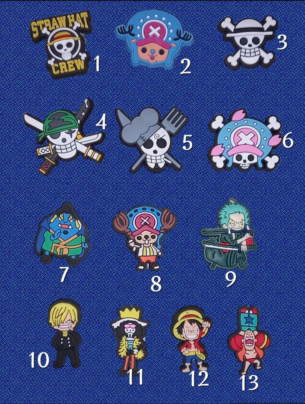 One Piece anime croc charms #onepiece #kawaiimonous #fyp