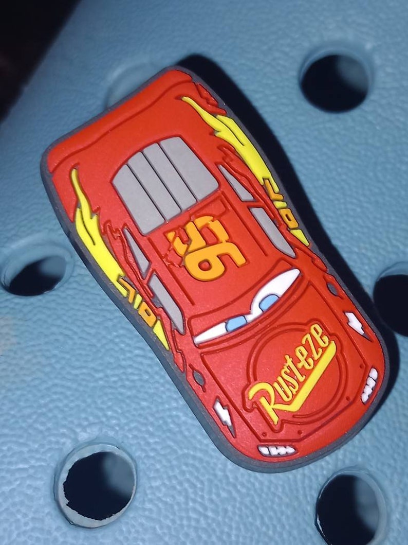 Lightning Mcqueen and Friends Croc Charms Etsy Canada