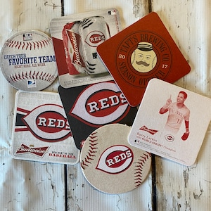 Posavasos Bewies temáticos de 7 rojos, posavasos de cartón cervecería, artículos de bar, posavasos de taberna