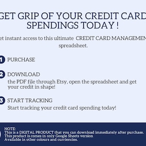 Credit Card Expense Tracker 2026: Google Sheets & Excel Budget ...