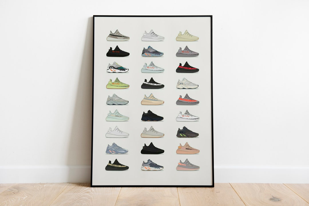 Yeezy Collection Poster, Sneaker Poster, Sneaker Wall Art, Sneakerhead, Jordan Wall Art, Wall Decor, Wall Art, Wall Hangings - Etsy Yeezy Collection Poster, Sneaker Poster, Sneaker Wall Art, Sneakerhead, Jordan Wall Art, Wall Decor, Wall Art, Wall Hangings - Etsy