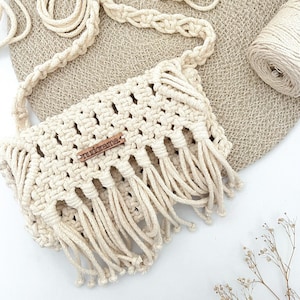 Maria waist bag - Macramé Knitting Pattern (ENGLISH)