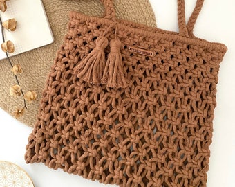 Patrón de Macramé - Bolsa Tote