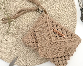 Patrón de Macramé - Bolsa de mano/cosmetiquera Maya