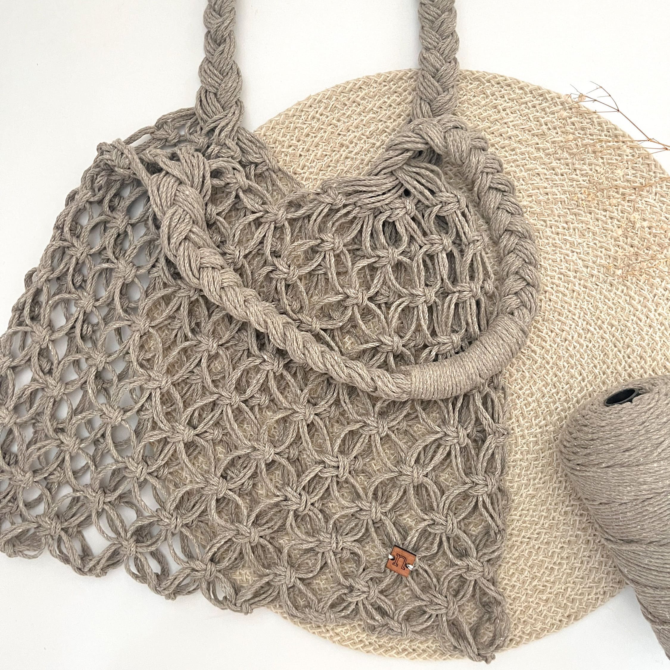 Macramé Knitting Pattern Rafaela Market Bag ENGLISH Etsy