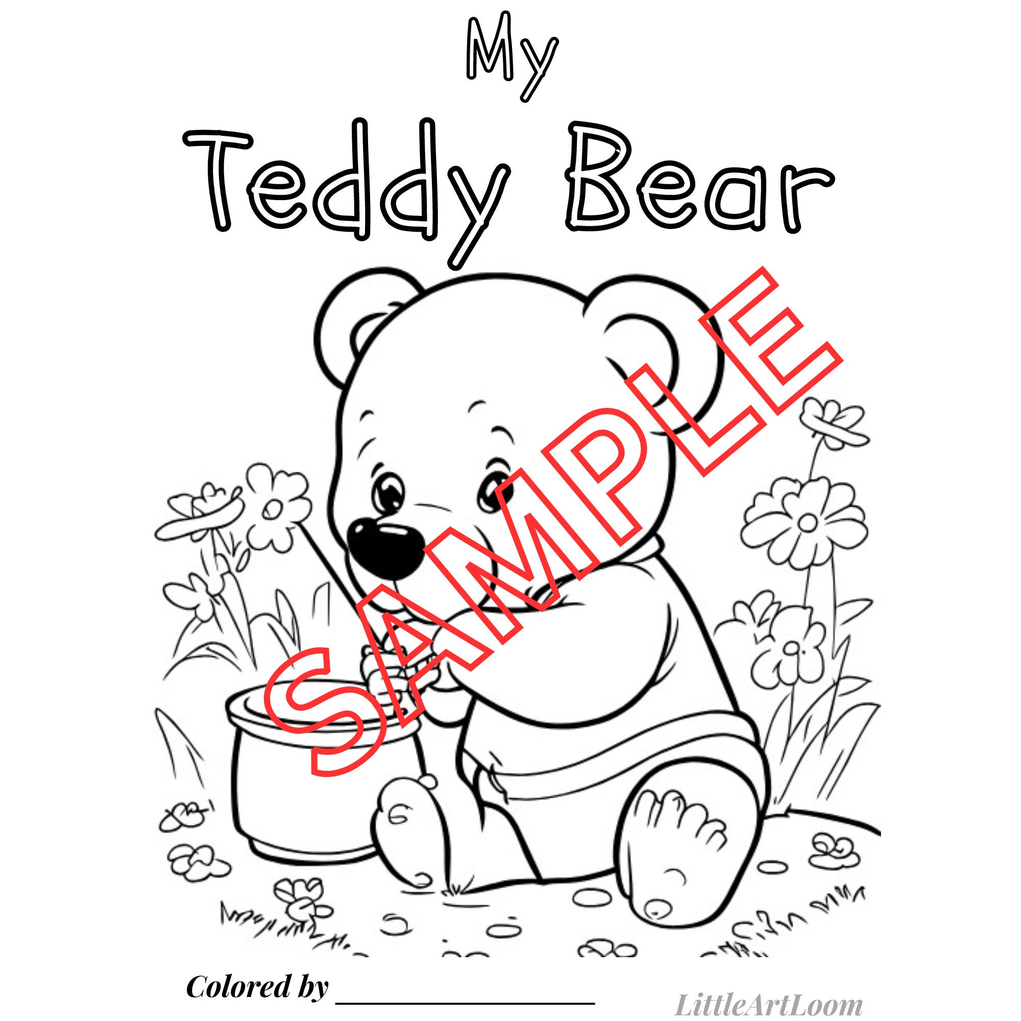 ABC Coloring Pages for Kids With Gifts and Posters for Him &amp; Her A to Z ...