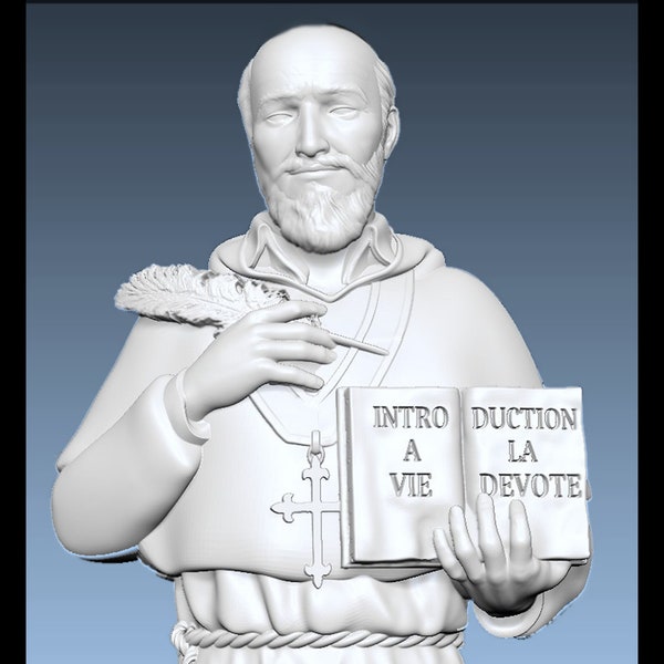 St Francis de Sales statue - Digital File