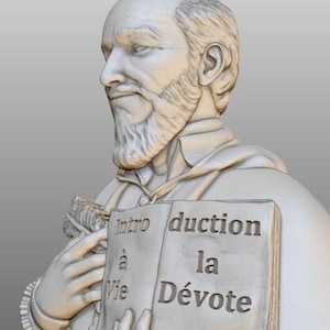 Estátua de São Francisco de Sales - Alta Definição