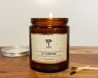 7.5 Oz JT Campfire soy wax candle
